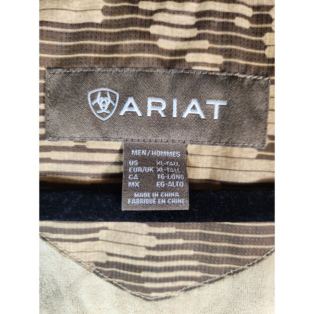 Ariat Crius Vest Mens XL Tall Cornstalk Heather Camo Insulated Conceal Carry - Picture 4 of 16